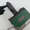 Cahier Green x Black Leather 1BH018 25カイエ グリーン×ブラック レザー 1BH018 25
