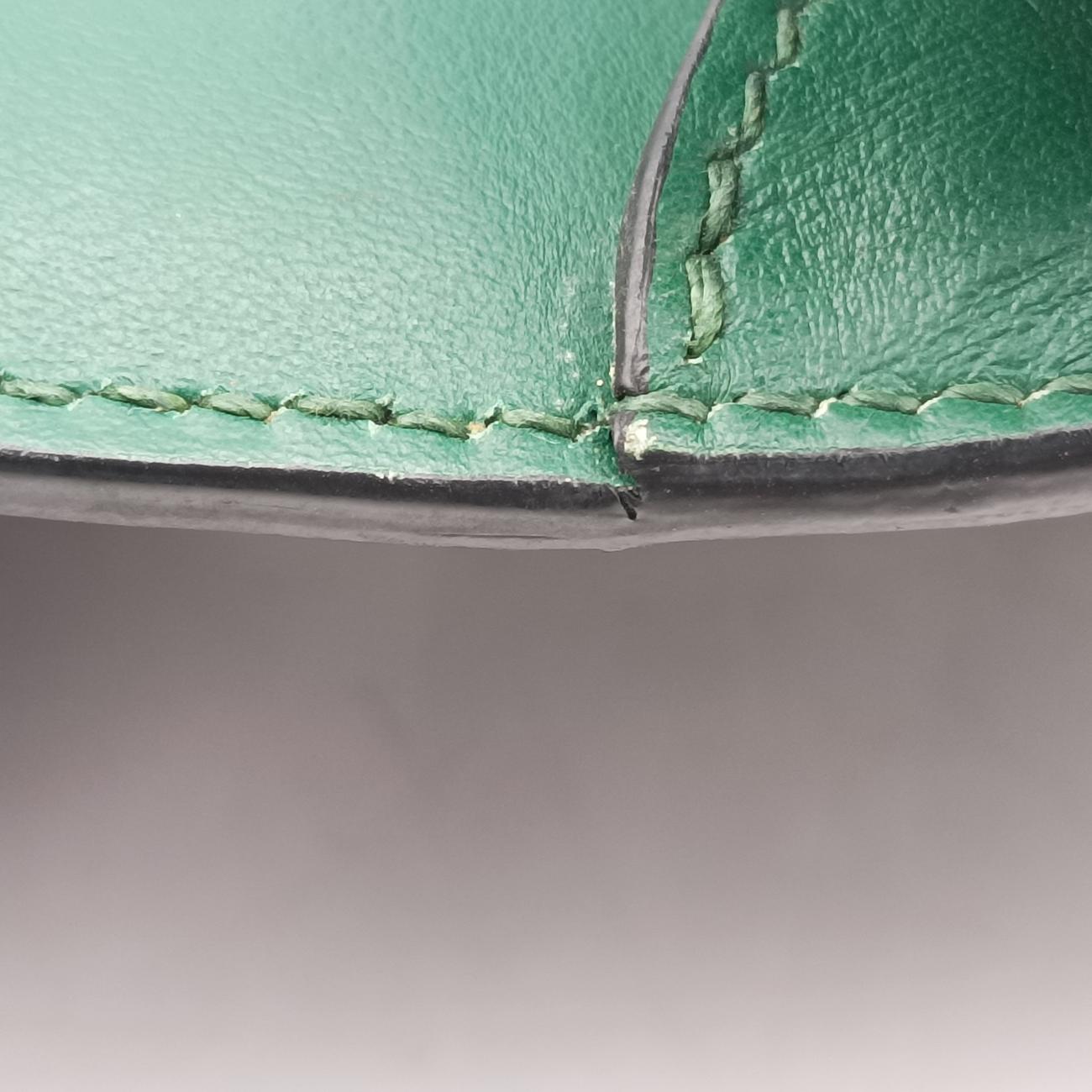 Cahier Green x Black Leather 1BH018 25カイエ グリーン×ブラック レザー 1BH018 25