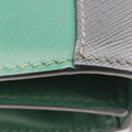 Cahier Green x Black Leather 1BH018 25カイエ グリーン×ブラック レザー 1BH018 25