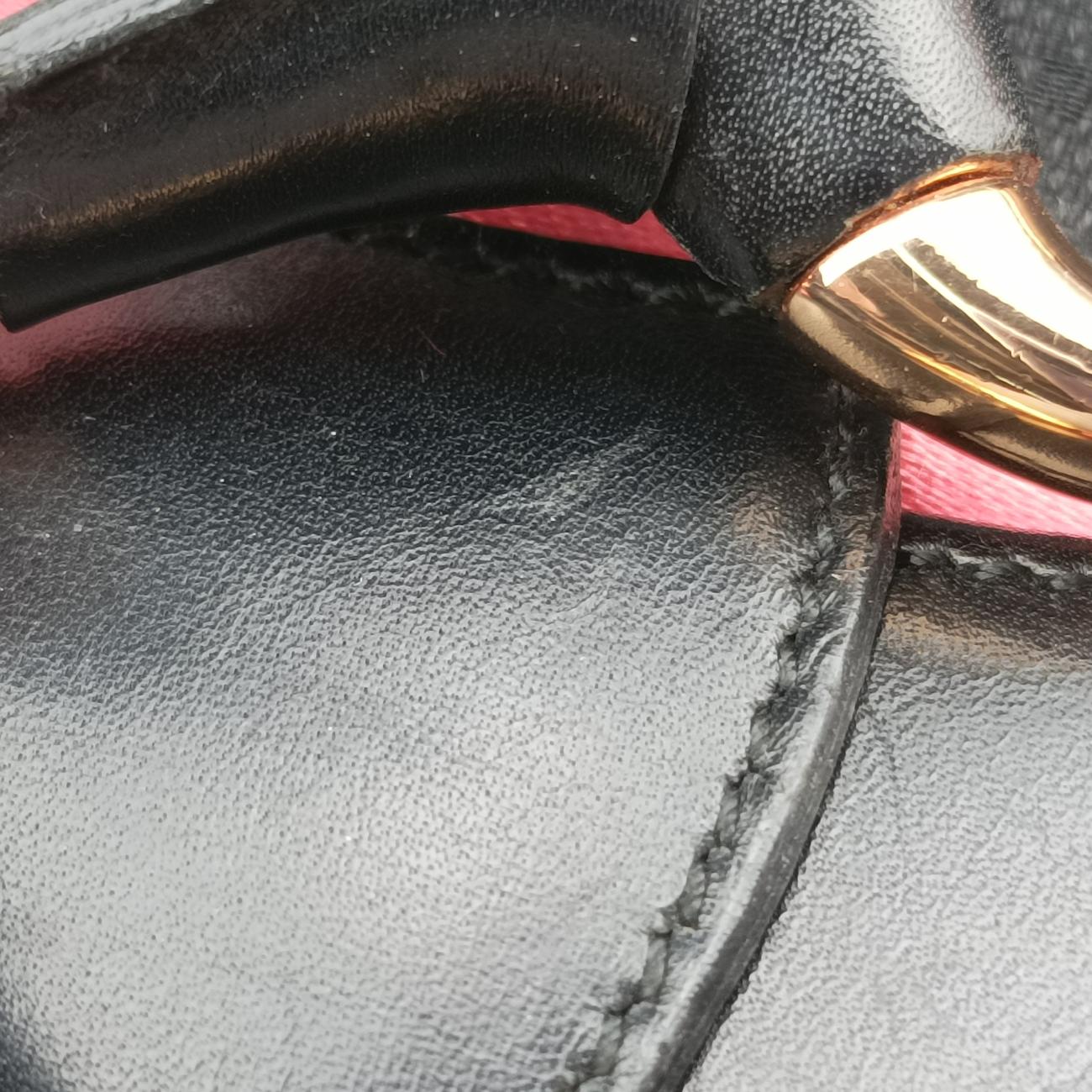 Horsebit Web Black×pink Canvas 129498 ホースビット ウェブ ブラック×ピンク キャンバス 129498 