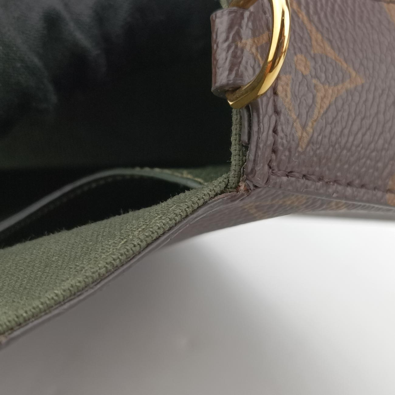 Multi Pochette FéLICIE Brown×Beige Monogram Canvas M80091 ICチップミュルティ ポシェット フェリシー モノグラム/ブラウン系×ベージュ モノグラムキャンバス M80091 ICチップ