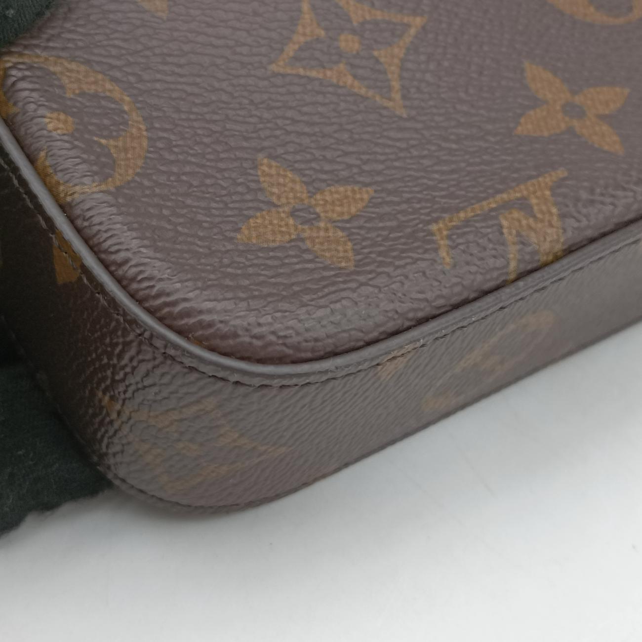 Multi Pochette FéLICIE Brown×Beige Monogram Canvas M80091 ICチップミュルティ ポシェット フェリシー モノグラム/ブラウン系×ベージュ モノグラムキャンバス M80091 ICチップ