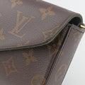 Multi Pochette FéLICIE Brown×Beige Monogram Canvas M80091 ICチップミュルティ ポシェット フェリシー モノグラム/ブラウン系×ベージュ モノグラムキャンバス M80091 ICチップ