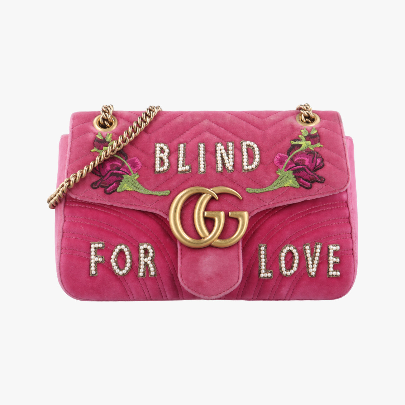 GG Marmont Rose velour D023409651GGマーモント ローズ レッド ベロア 443496 D023409651