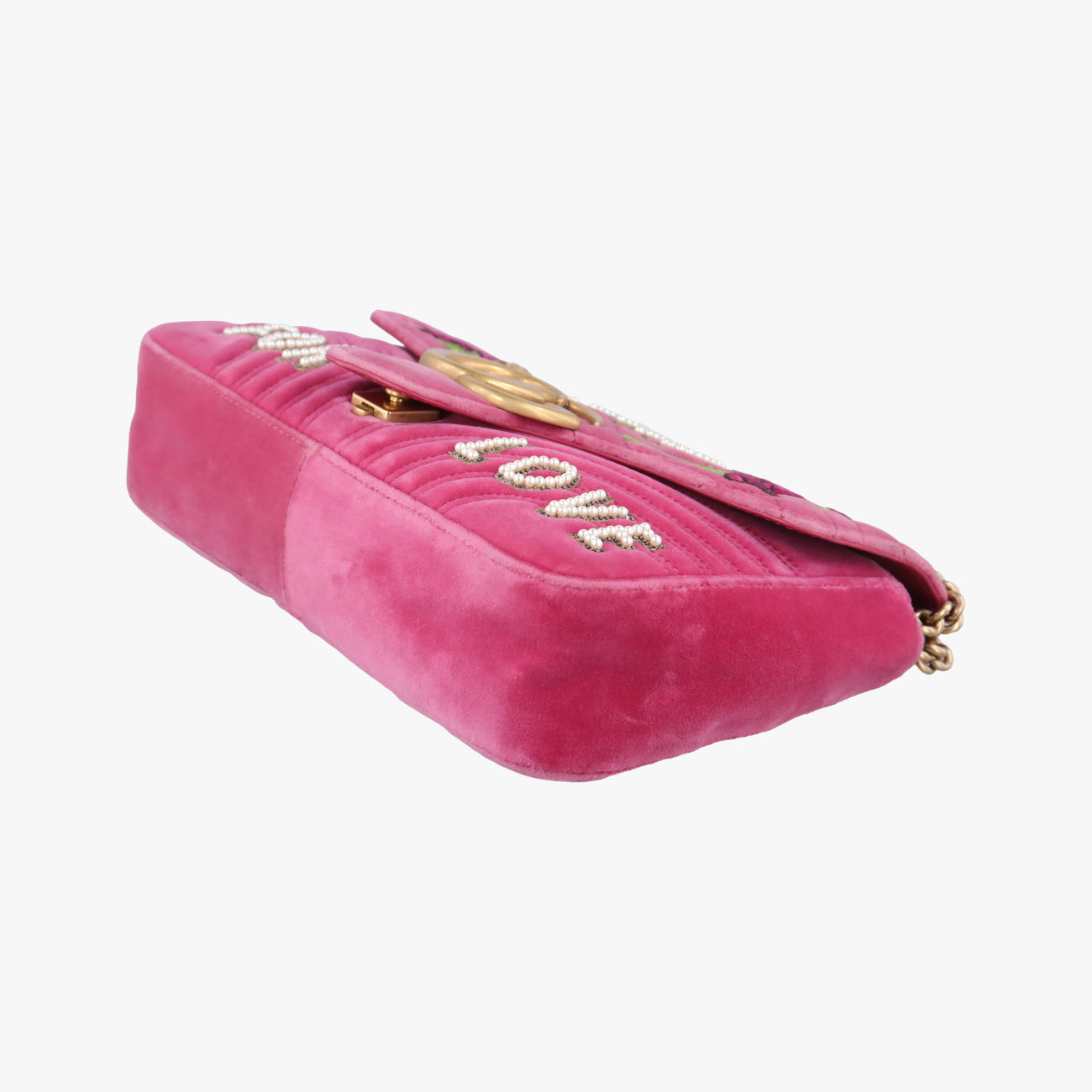 GG Marmont Rose velour D023409651GGマーモント ローズ レッド ベロア 443496 D023409651