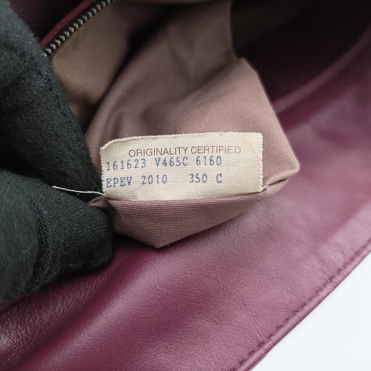 Intrecciato Burgundy lambskin 161623 V465C 6160 EPEV 2010 350 Cイントレチャート ワインレッド ラムスキン 161623 V465C 6160 EPEV 2010 350 C