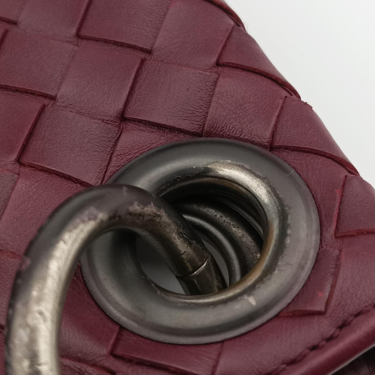 Intrecciato Burgundy lambskin 161623 V465C 6160 EPEV 2010 350 Cイントレチャート ワインレッド ラムスキン 161623 V465C 6160 EPEV 2010 350 C