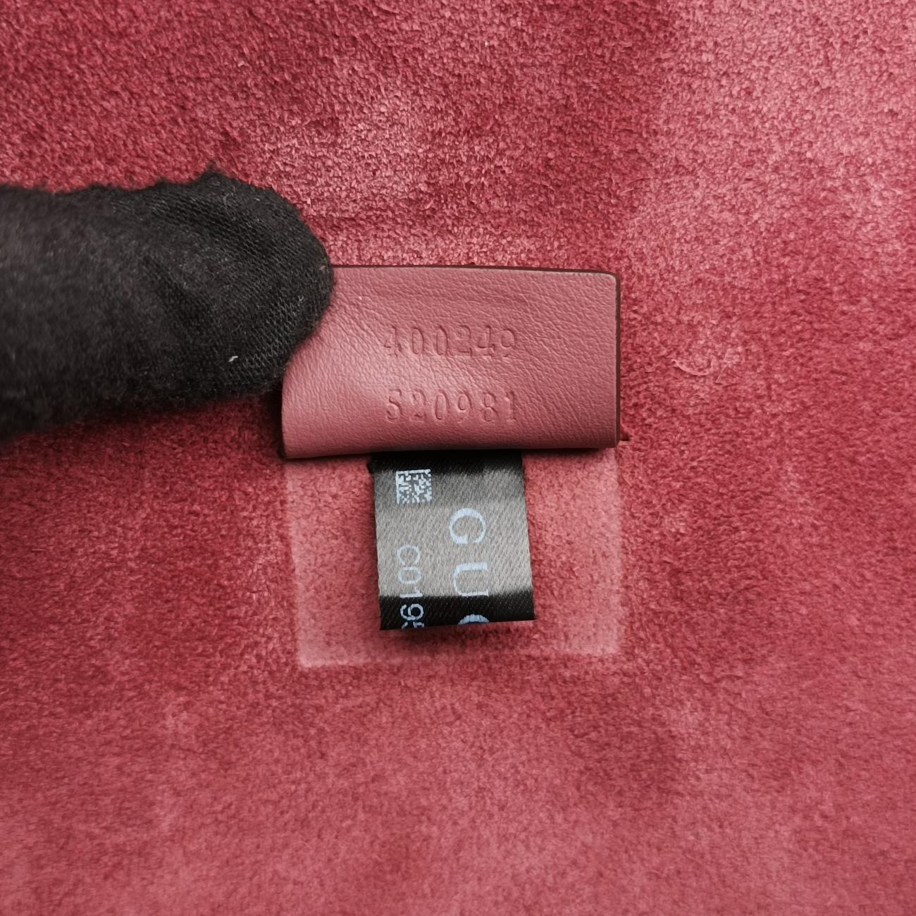 Dionysus Beige×Red×Multicolour PVC coated canvas × suede 400249 C019532211ディオニュソス ベージュ×レッド×マルチカラー PVCコーティングキャンバス × スエード 400249 C019532211