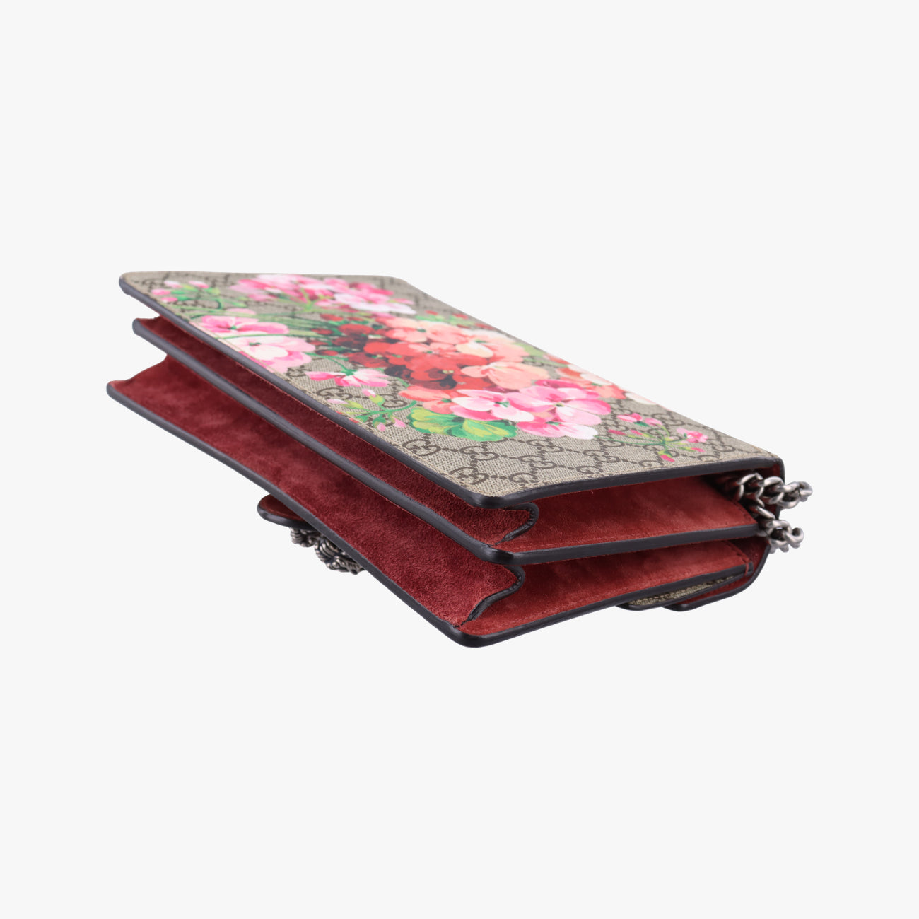 Dionysus Beige×Red×Multicolour PVC coated canvas × suede 400249 C019532211ディオニュソス ベージュ×レッド×マルチカラー PVCコーティングキャンバス × スエード 400249 C019532211