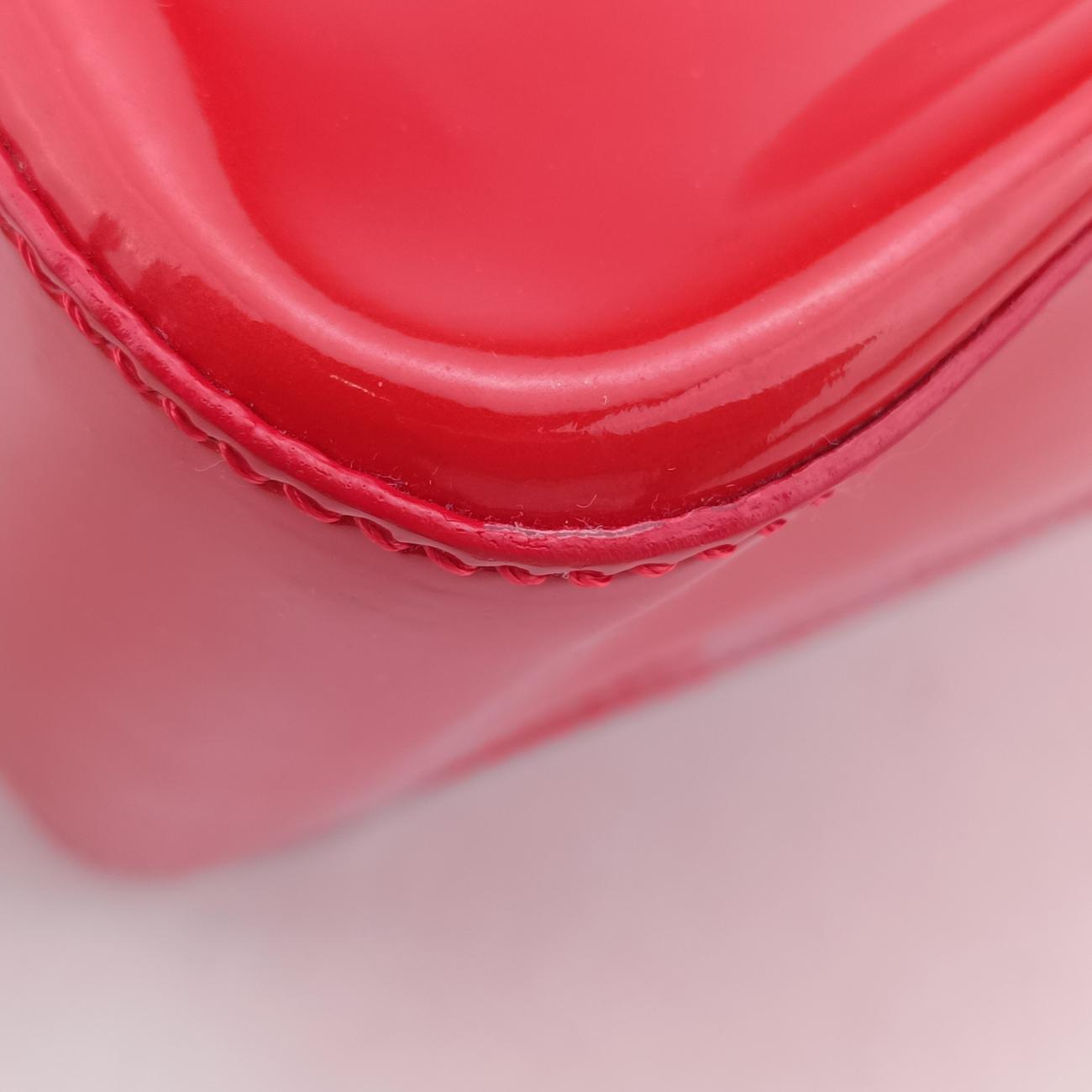 Baguette Zucchino Red Patent 8BR001 2308-8BR001-UNU-098マンマバケット ズッキーノ柄 レッド パテント 8BR001 2308-8BR001-UNU-098