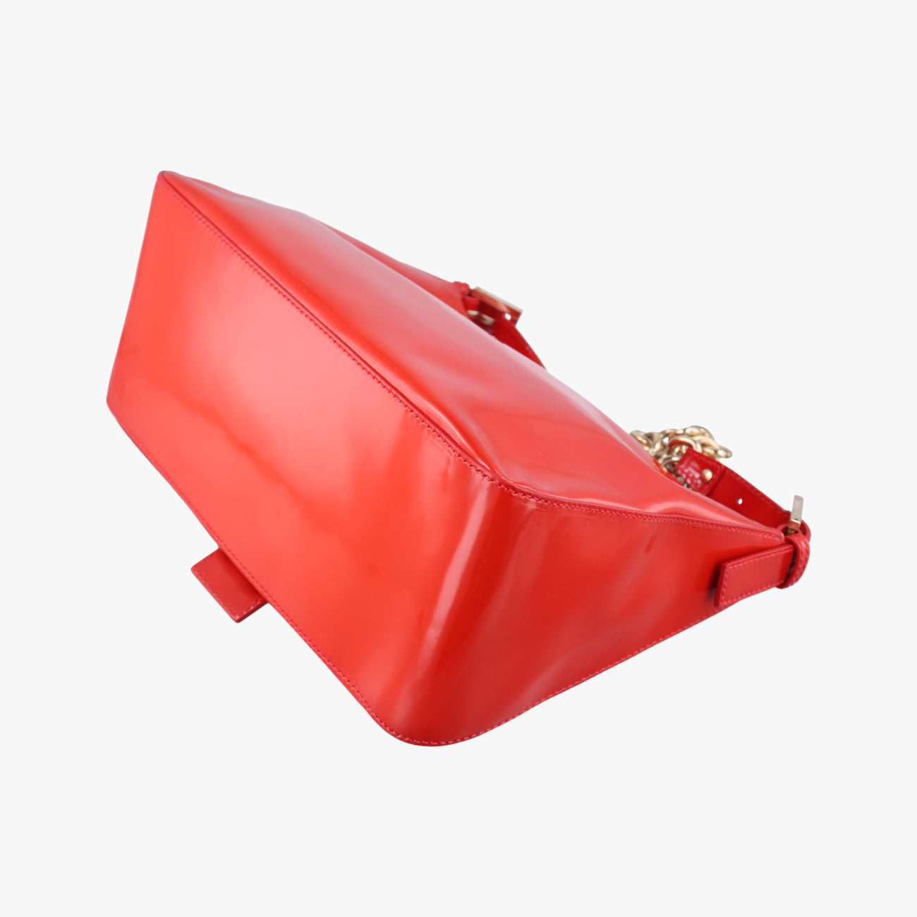 Baguette Zucchino Red Patent 8BR001 2308-8BR001-UNU-098マンマバケット ズッキーノ柄 レッド パテント 8BR001 2308-8BR001-UNU-098