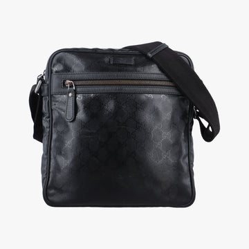 GG Imprime Messenger Black PVC coated canvas I7043190GGインプリメ メッセンジャー ブラック PVCコーティングキャンバス 201448 I7043190