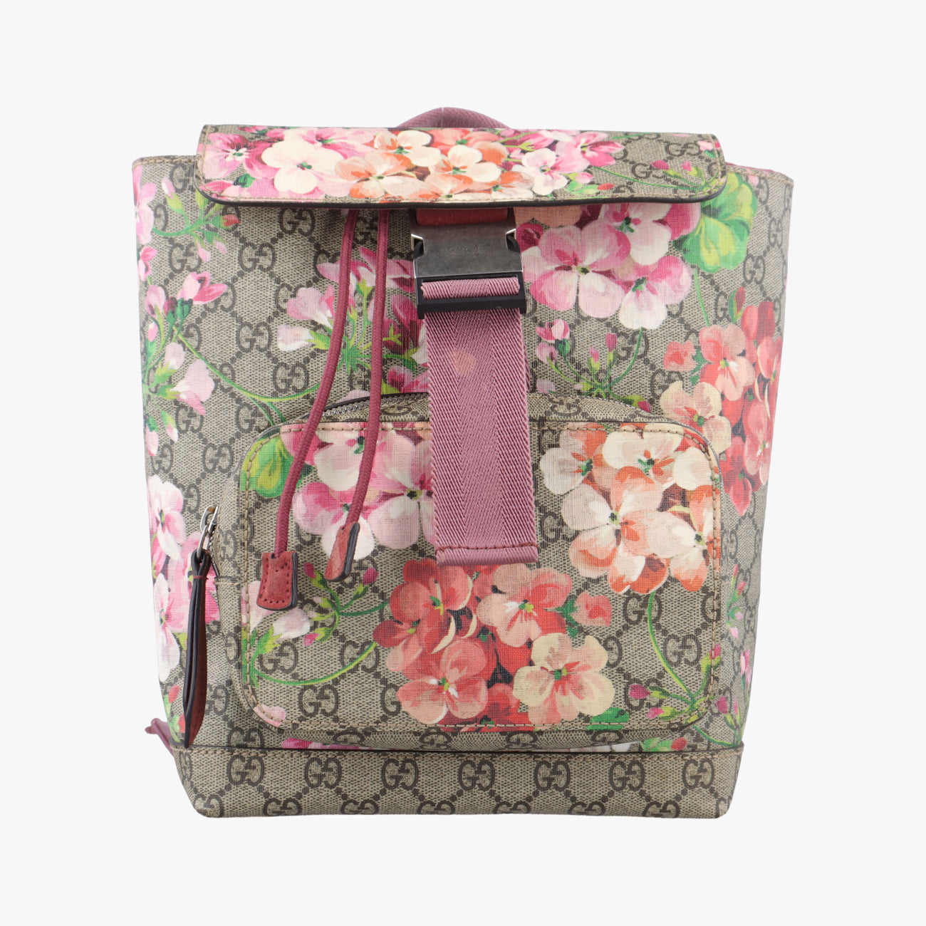 GG Blooms Beige×Multicolour PVC coated canvas D018896363GGブルームス ベージュ×マルチカラー PVCコーティングキャンバス 410544 D018896363