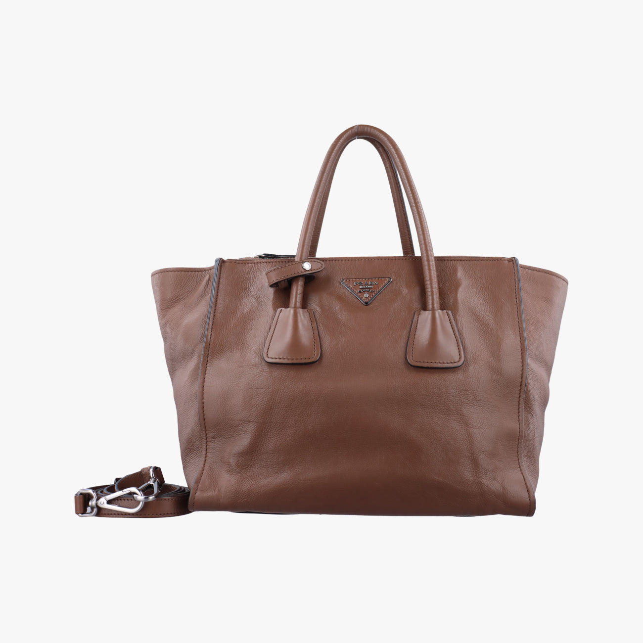 Twin Pocket Winged Tote Brown leather BN2619 7 Bツイン ポケット ウィング トート ブラウン レザー BN2619 7 B
