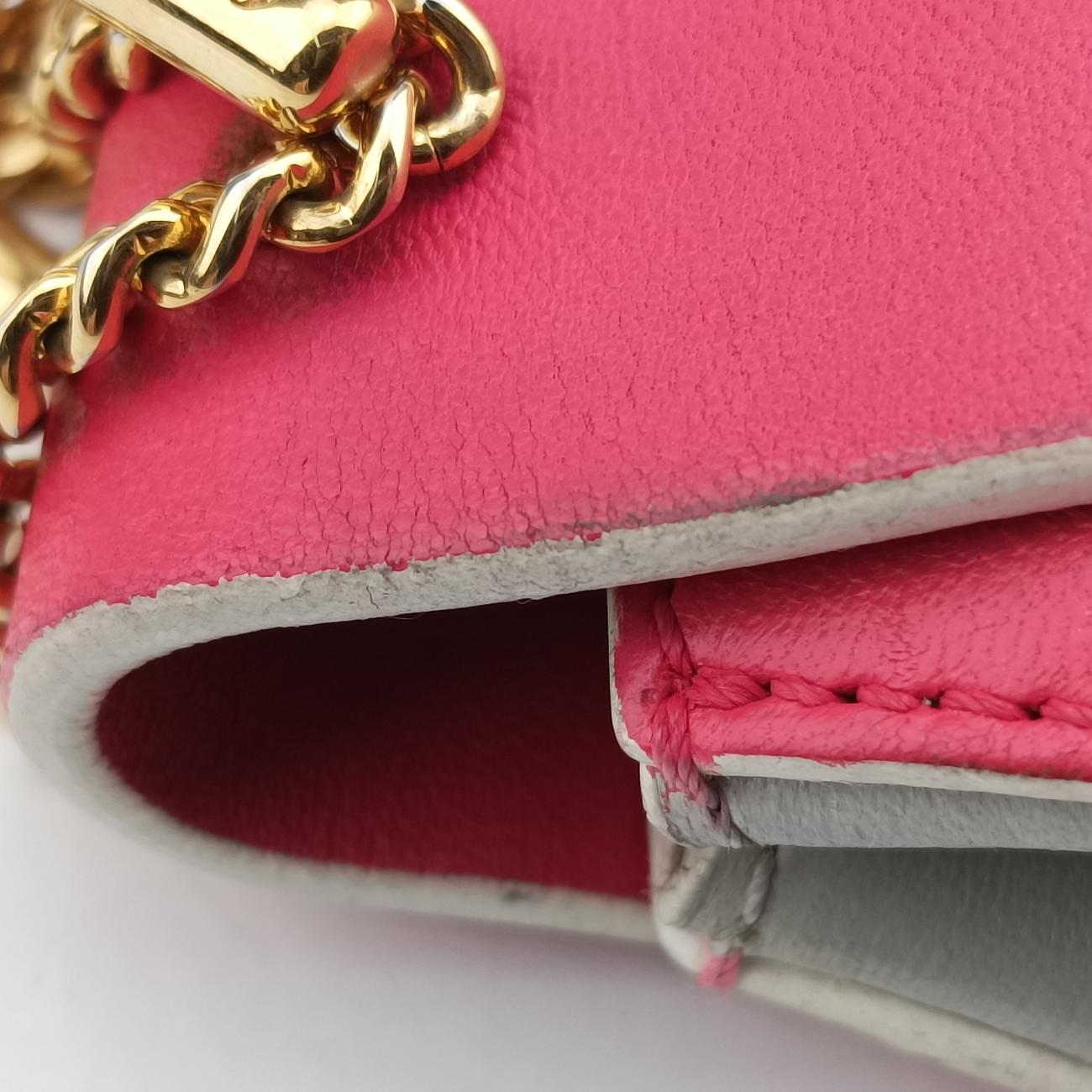 DREW Pink×White Leather 03 15 70 65 6ドリュー ピンク×ホワイト レザー 03 15 70 65 6