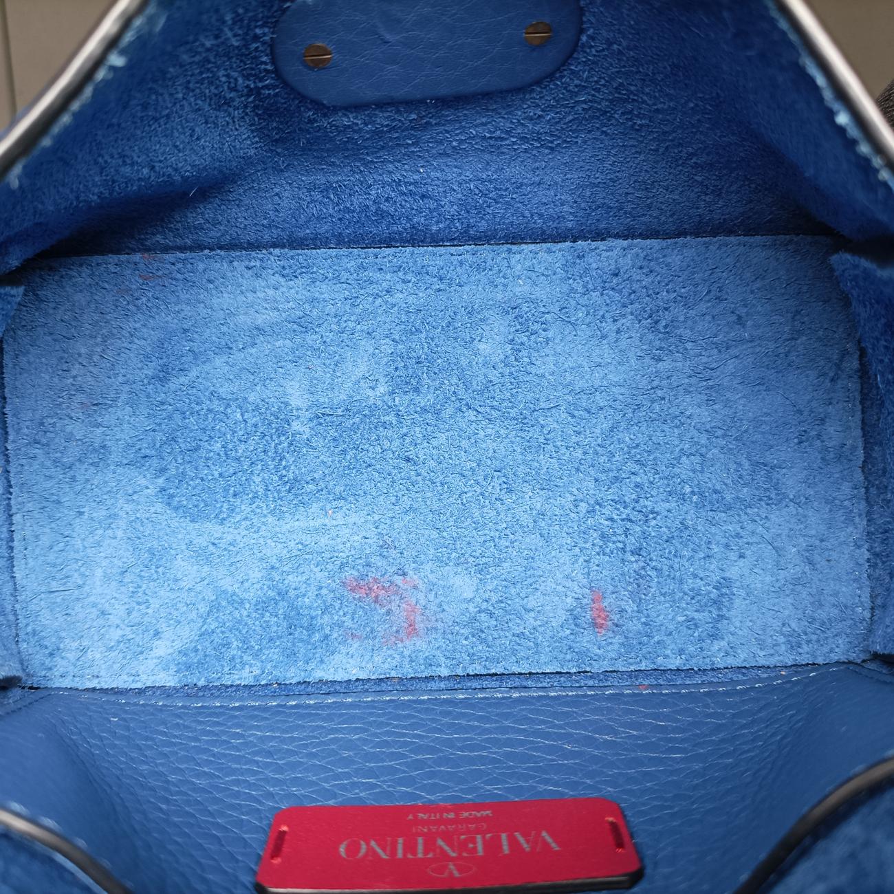 Rockstud Blue Leather ロックスタッズ ブルー レザー 
