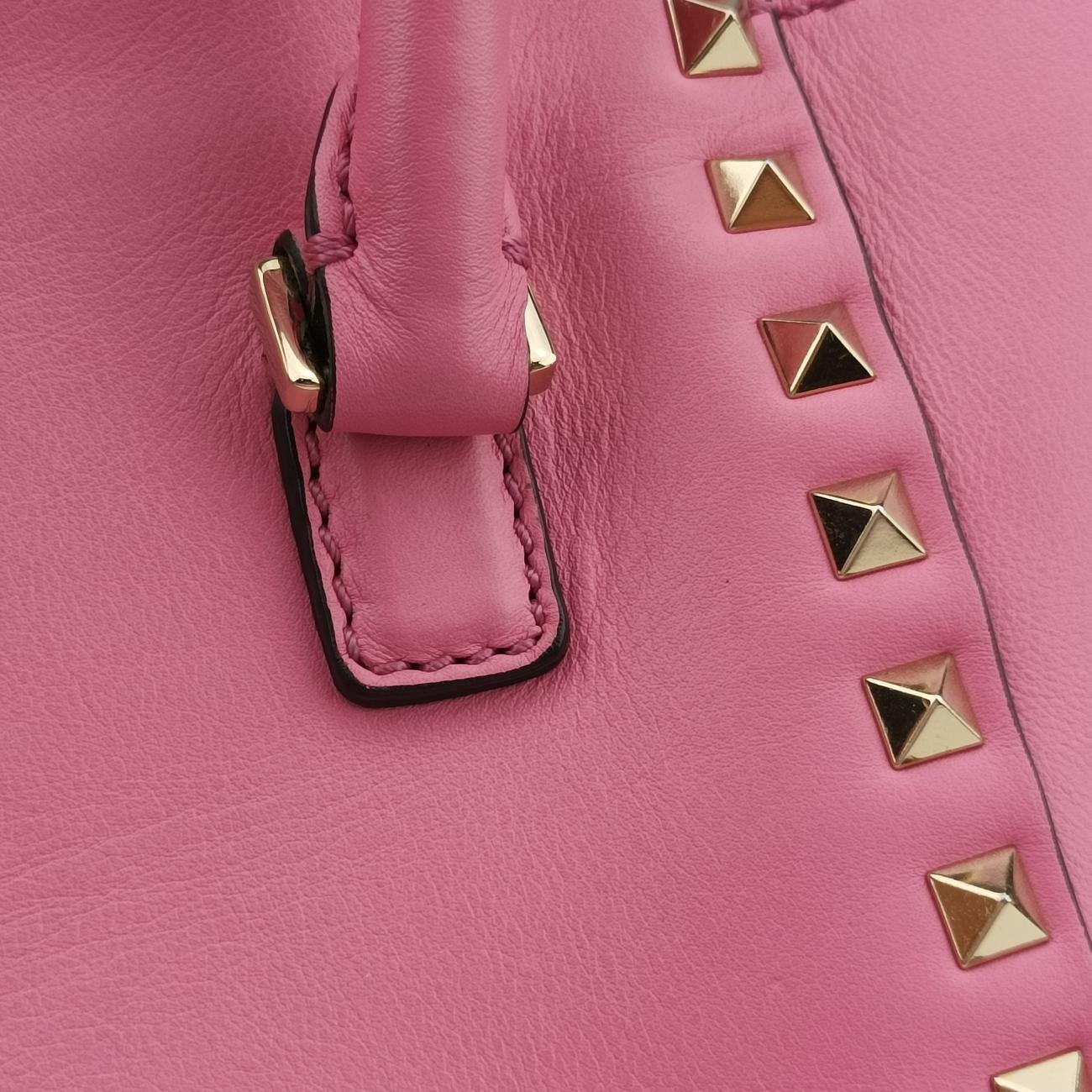ROCKSTUD Pink Leather Lot number unknownロックスタッズ ピンク レザー 製番不明
