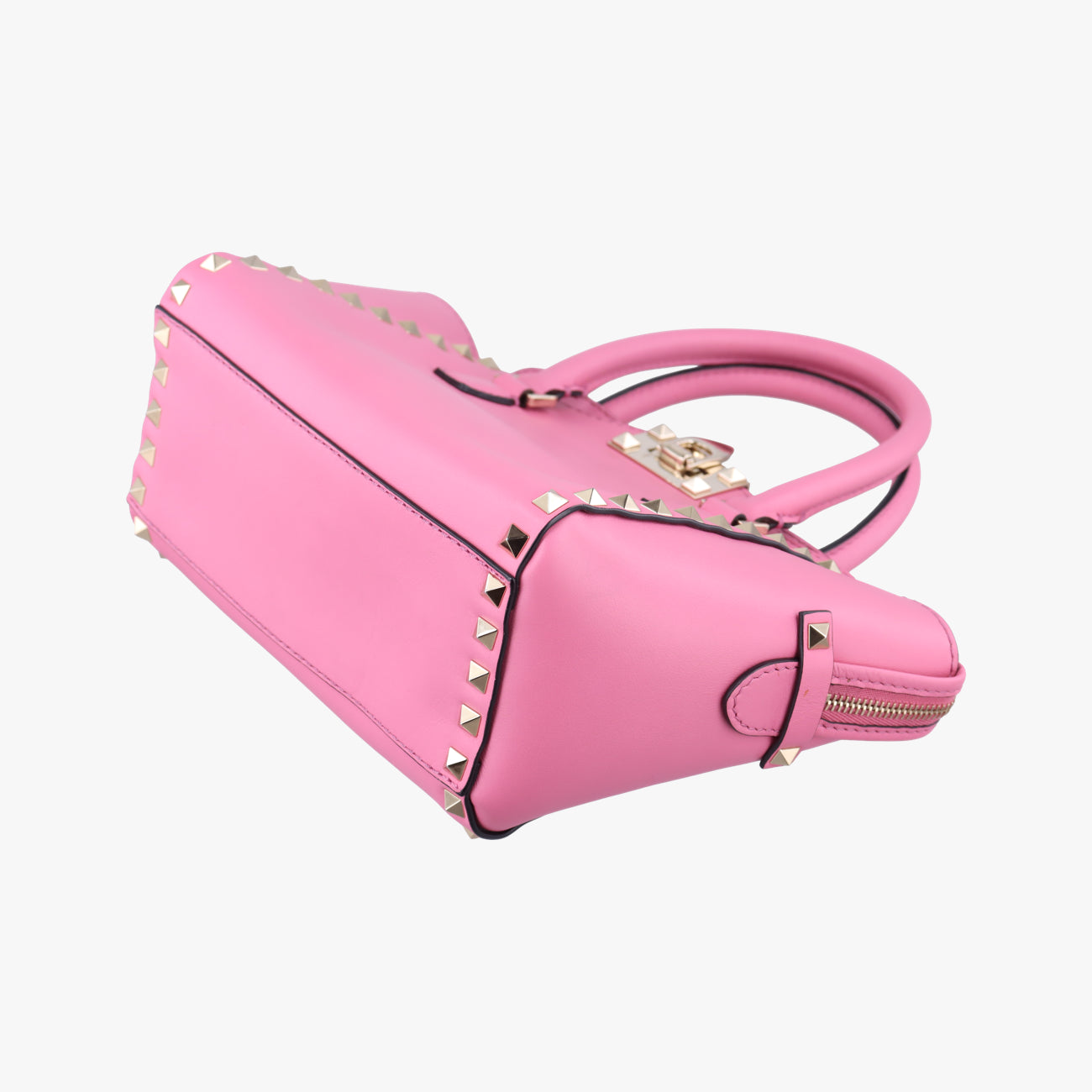 ROCKSTUD Pink Leather Lot number unknownロックスタッズ ピンク レザー 製番不明