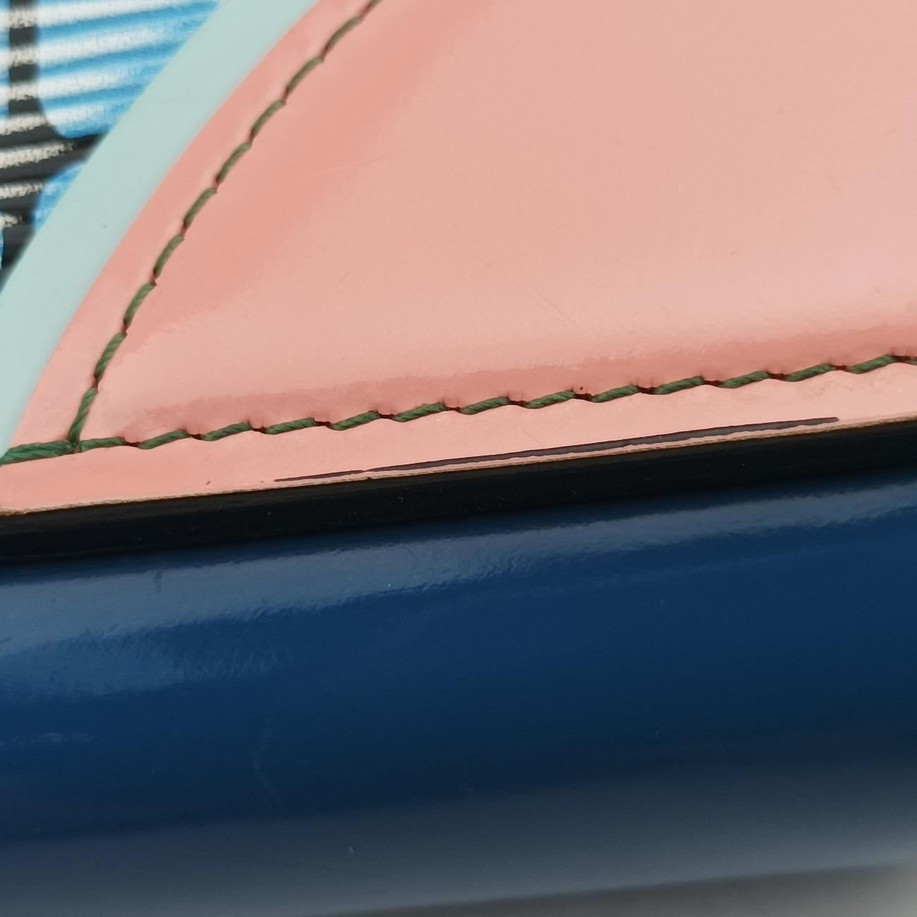 Portefeuille Twist Blue×Multicolour epi M56237 SP4135ポルトフォイユ ツイスト ブルー×マルチカラー エピ M56237 SP4135