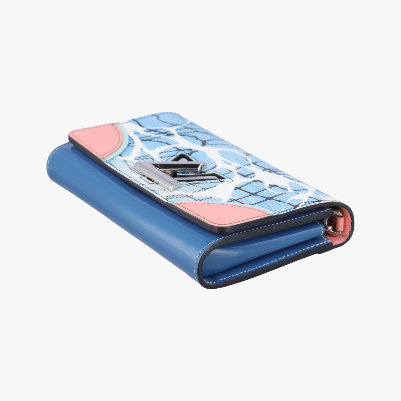 Portefeuille Twist Blue×Multicolour epi M56237 SP4135ポルトフォイユ ツイスト ブルー×マルチカラー エピ M56237 SP4135