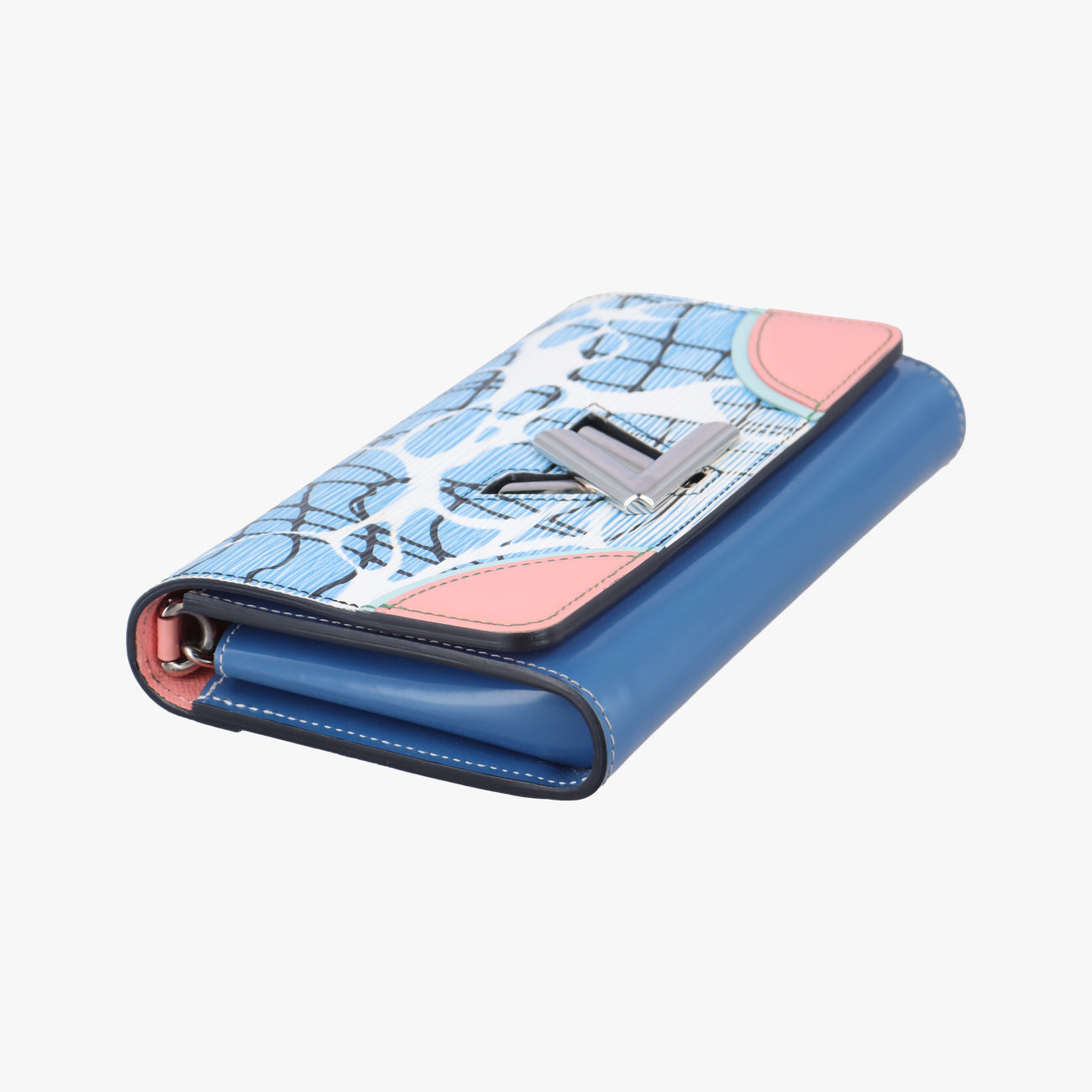 Portefeuille Twist Blue×Multicolour epi M56237 SP4135ポルトフォイユ ツイスト ブルー×マルチカラー エピ M56237 SP4135