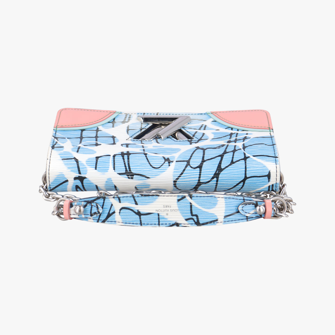 Portefeuille Twist Blue×Multicolour epi M56237 SP4135ポルトフォイユ ツイスト ブルー×マルチカラー エピ M56237 SP4135