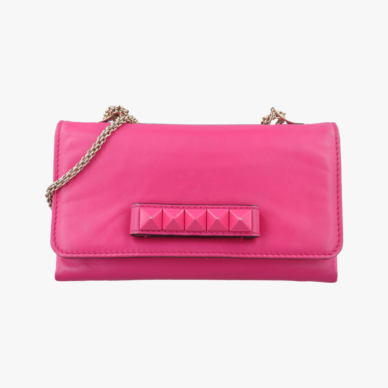 Rockstud Va Va Voom Rose Leather BUE 975 NG31ロックスタッズ ヴァ ヴァ ヴーム ローズ レッド レザー BUE 975 NG31