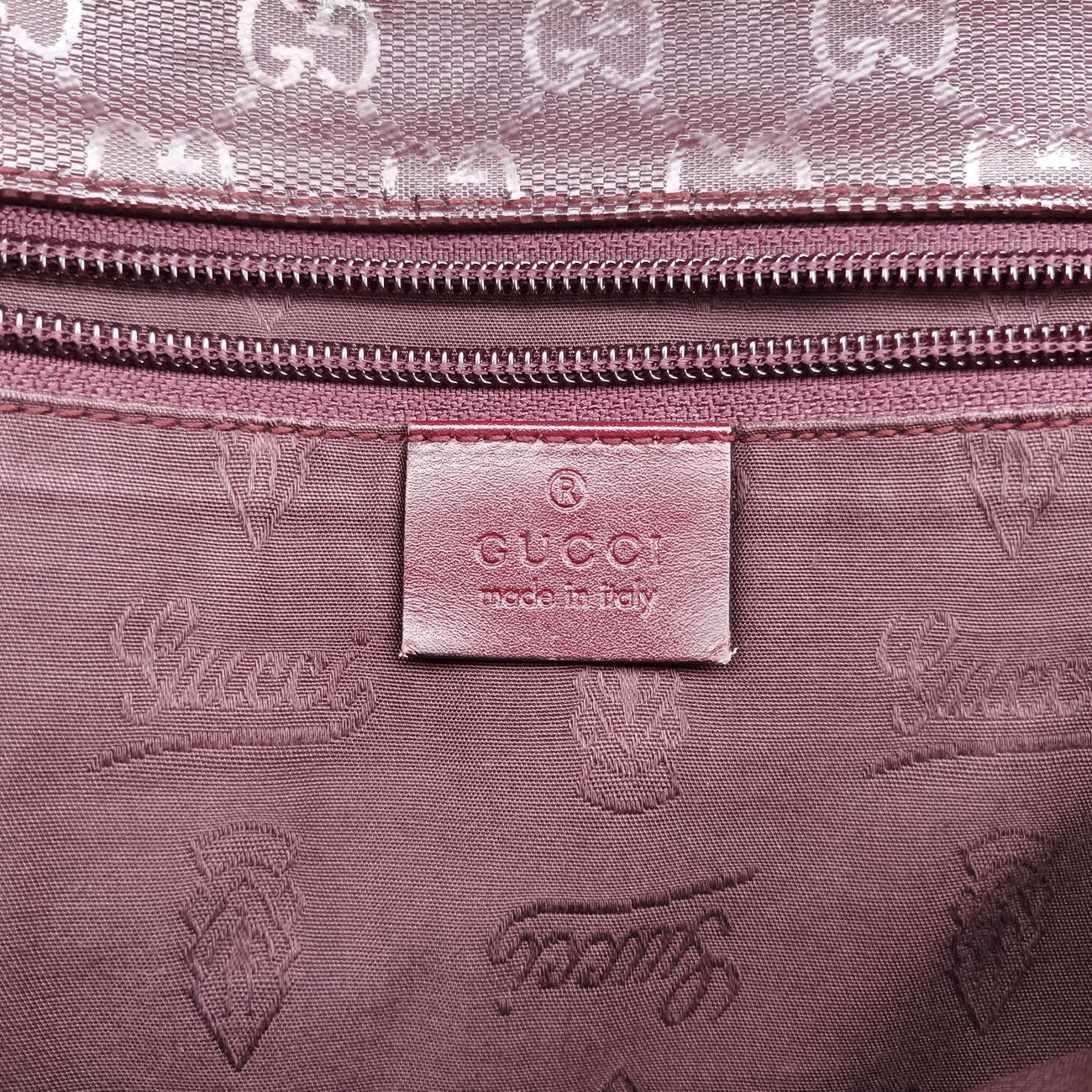 GG Plus Messenger Burgundy PVC coated canvas 201732 I7033049GGプラス メッセンジャー ワインレッド PVCコーティングキャンバス 201732 I7033049