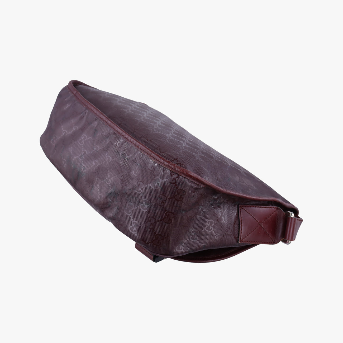 GG Plus Messenger Burgundy PVC coated canvas 201732 I7033049GGプラス メッセンジャー ワインレッド PVCコーティングキャンバス 201732 I7033049