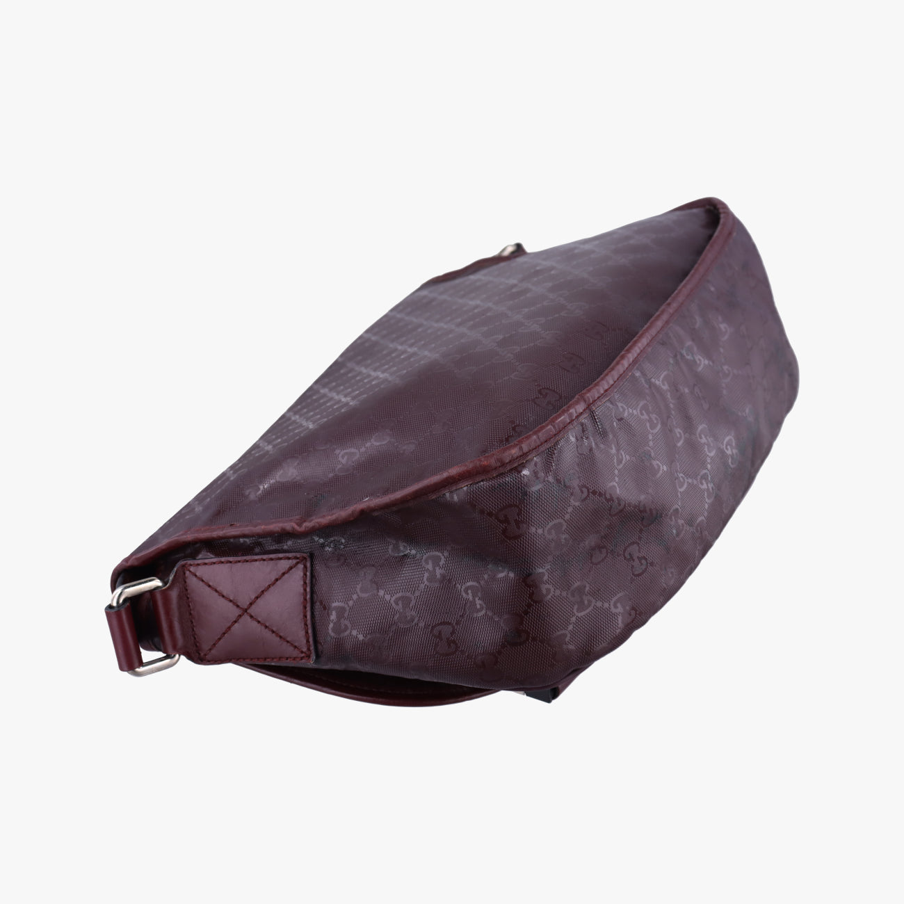 GG Plus Messenger Burgundy PVC coated canvas 201732 I7033049GGプラス メッセンジャー ワインレッド PVCコーティングキャンバス 201732 I7033049