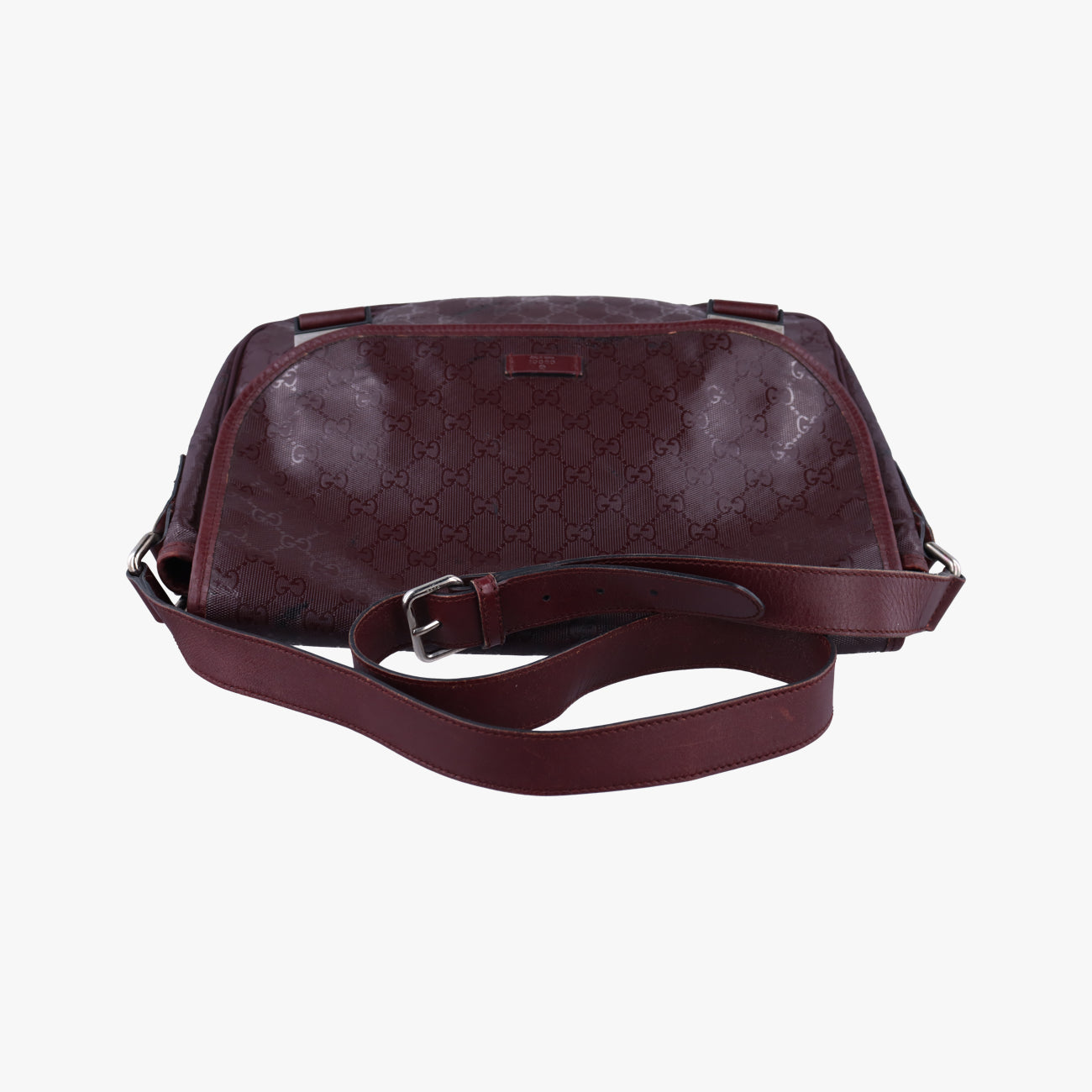 GG Plus Messenger Burgundy PVC coated canvas 201732 I7033049GGプラス メッセンジャー ワインレッド PVCコーティングキャンバス 201732 I7033049