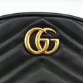 GG Marmont Black Leather 476434 B025003417GGマーモント ブラック レザー 476434 B025003417