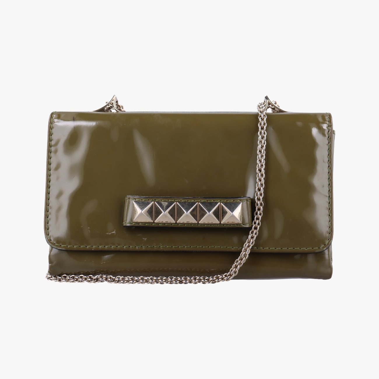 Rockstud Va Va Voom Green Patent BS-B975VNE1ロックスタッズ ヴァ ヴァ ヴーム グリーン パテント BS-B975VNE1