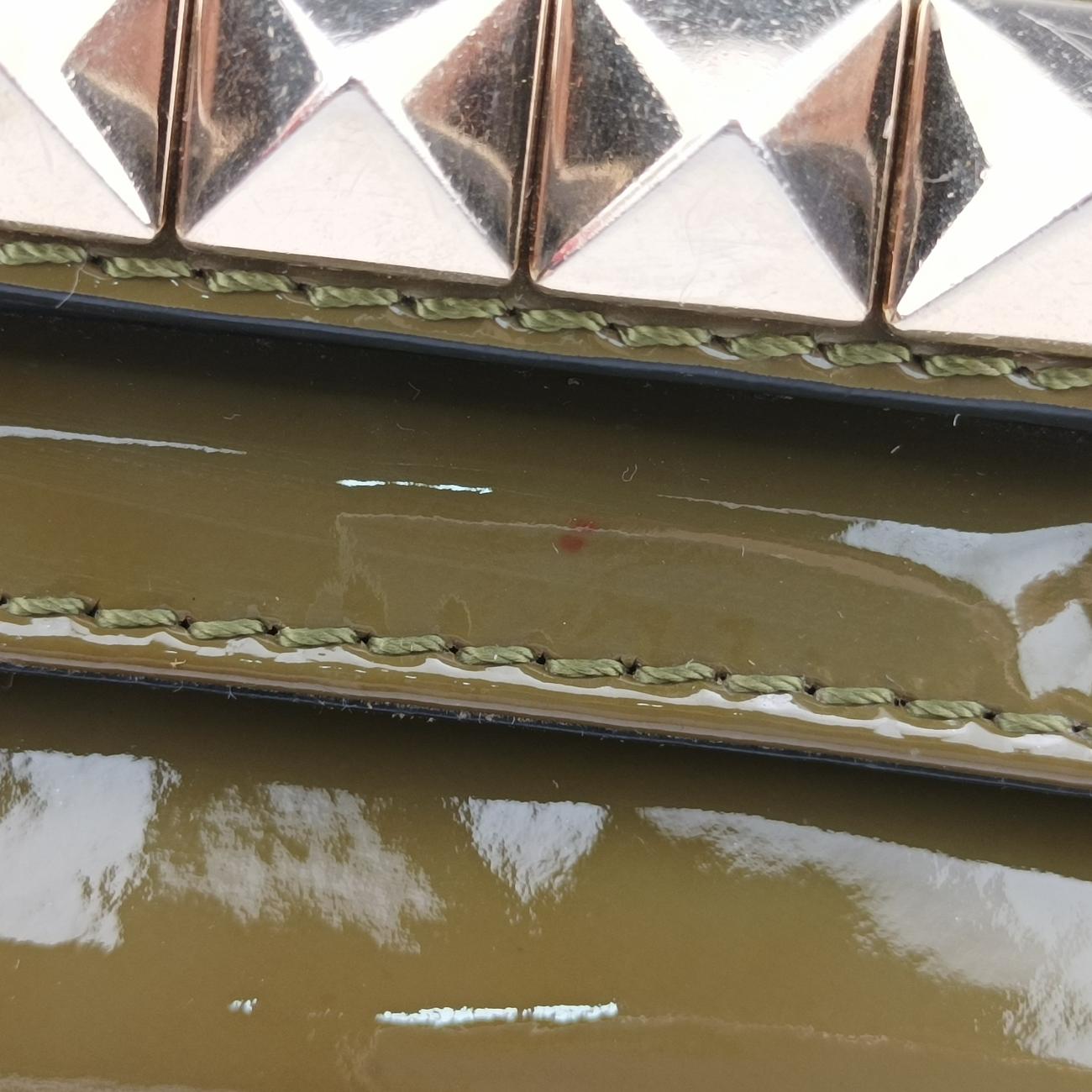 Rockstud Va Va Voom Green Patent BS-B975VNE1ロックスタッズ ヴァ ヴァ ヴーム グリーン パテント BS-B975VNE1