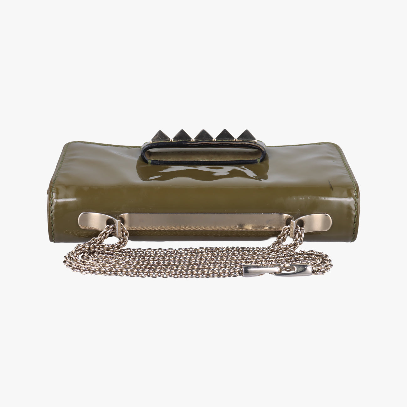 Rockstud Va Va Voom Green Patent BS-B975VNE1ロックスタッズ ヴァ ヴァ ヴーム グリーン パテント BS-B975VNE1