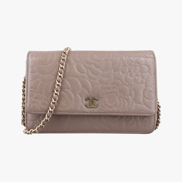 camellia Brown lambskin A47421 17360816カメリア ブラウン ラムスキン A47421 17360816