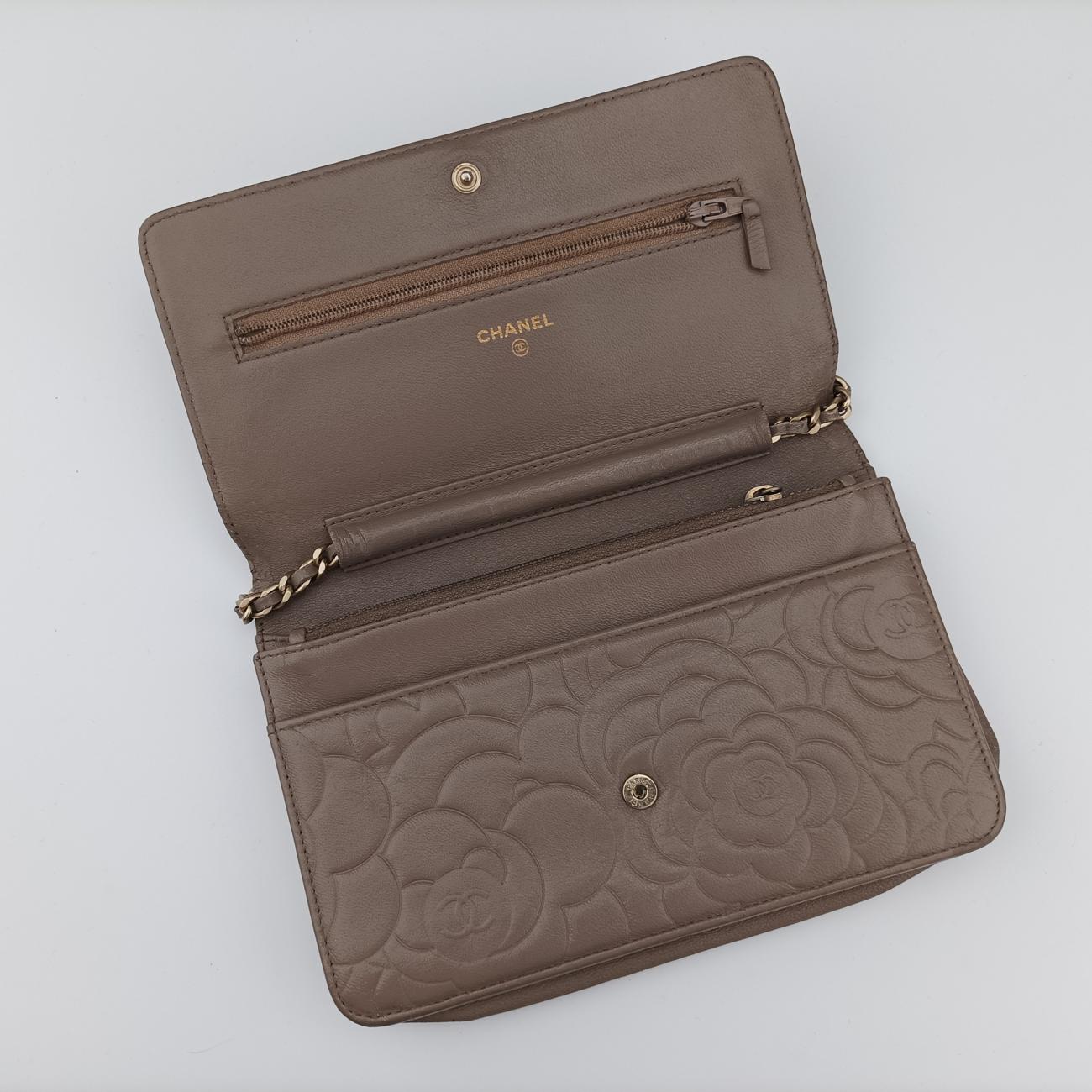 camellia Brown lambskin A47421 17360816カメリア ブラウン ラムスキン A47421 17360816