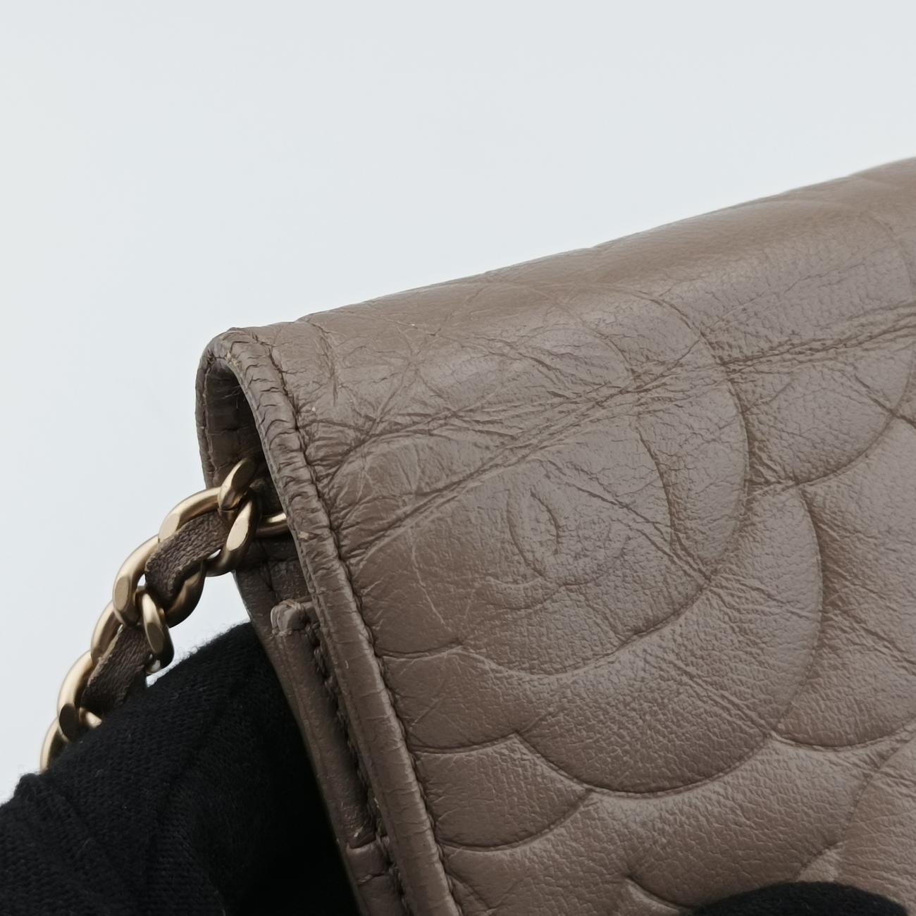 camellia Brown lambskin A47421 17360816カメリア ブラウン ラムスキン A47421 17360816