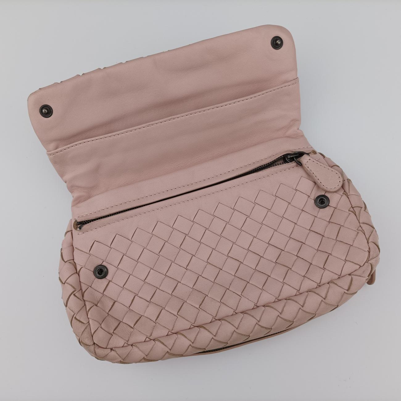 Intreccaito Olimpia Pink lambskin B05479957Iイントレチャート オリンピア ピンク ラムスキン B05479957I