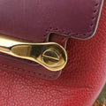 CLARE Burgundy×Red Leather 021457-65-9クレーア ワインレッド×レッド レザー 021457-65-9