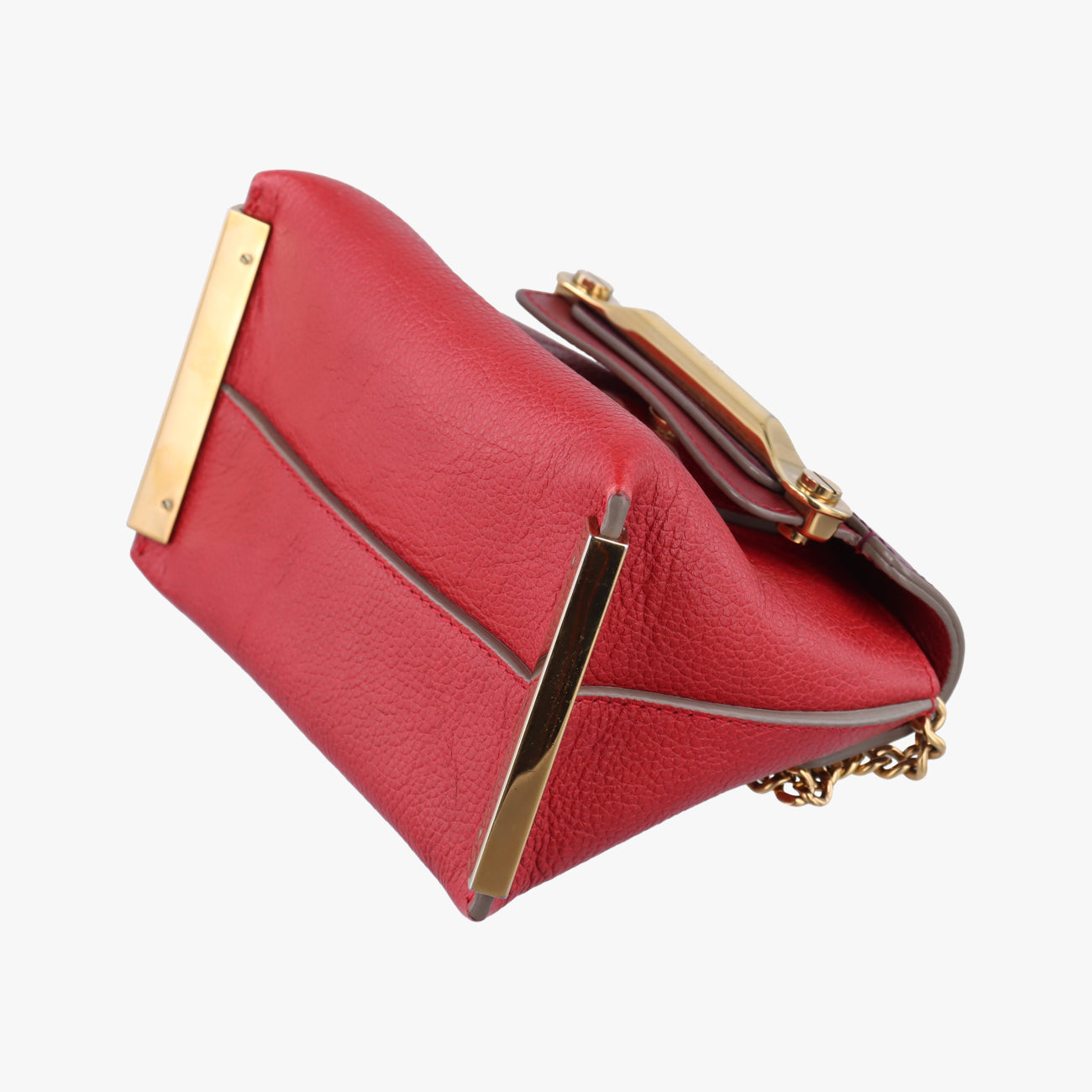 CLARE Burgundy×Red Leather 021457-65-9クレーア ワインレッド×レッド レザー 021457-65-9