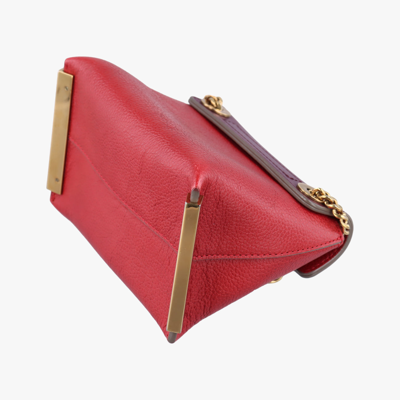 CLARE Burgundy×Red Leather 021457-65-9クレーア ワインレッド×レッド レザー 021457-65-9