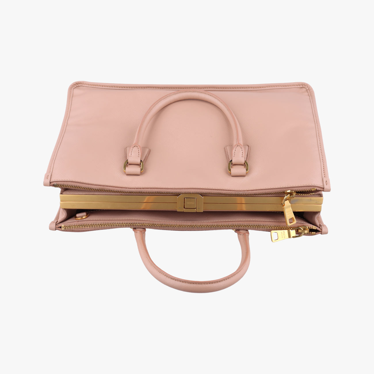 Lux Frame Top Pink SAFFIANO Leather 7/9Lux Leather Frame Top ピンク サフィアーノレザー 7/9