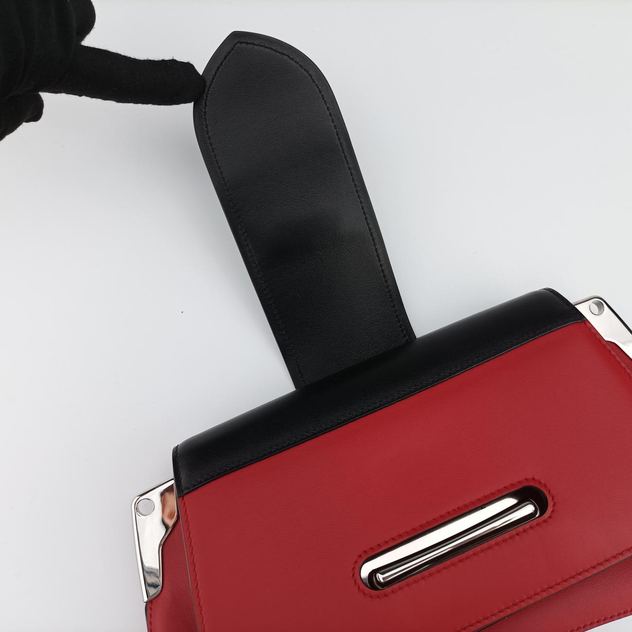 Sidonie Red×black Leather 25 Bシドニー レッド×ブラック レザー 1BD168 25 B