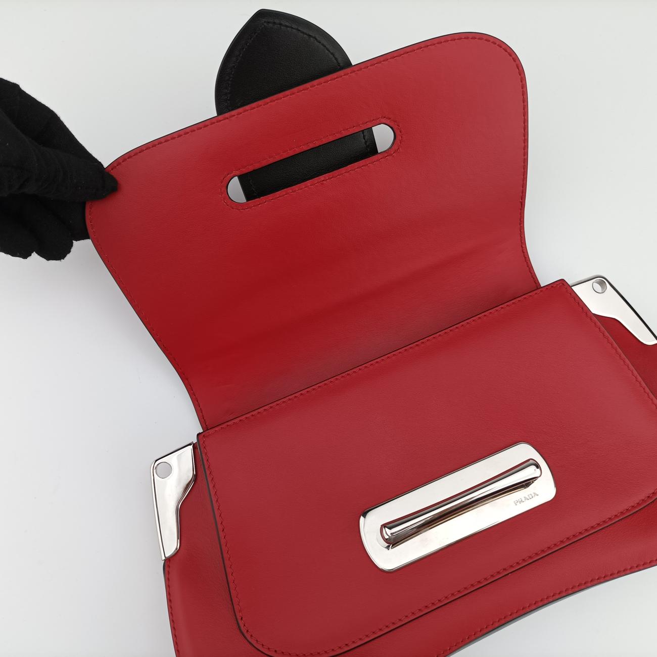 Sidonie Red×black Leather 25 Bシドニー レッド×ブラック レザー 1BD168 25 B