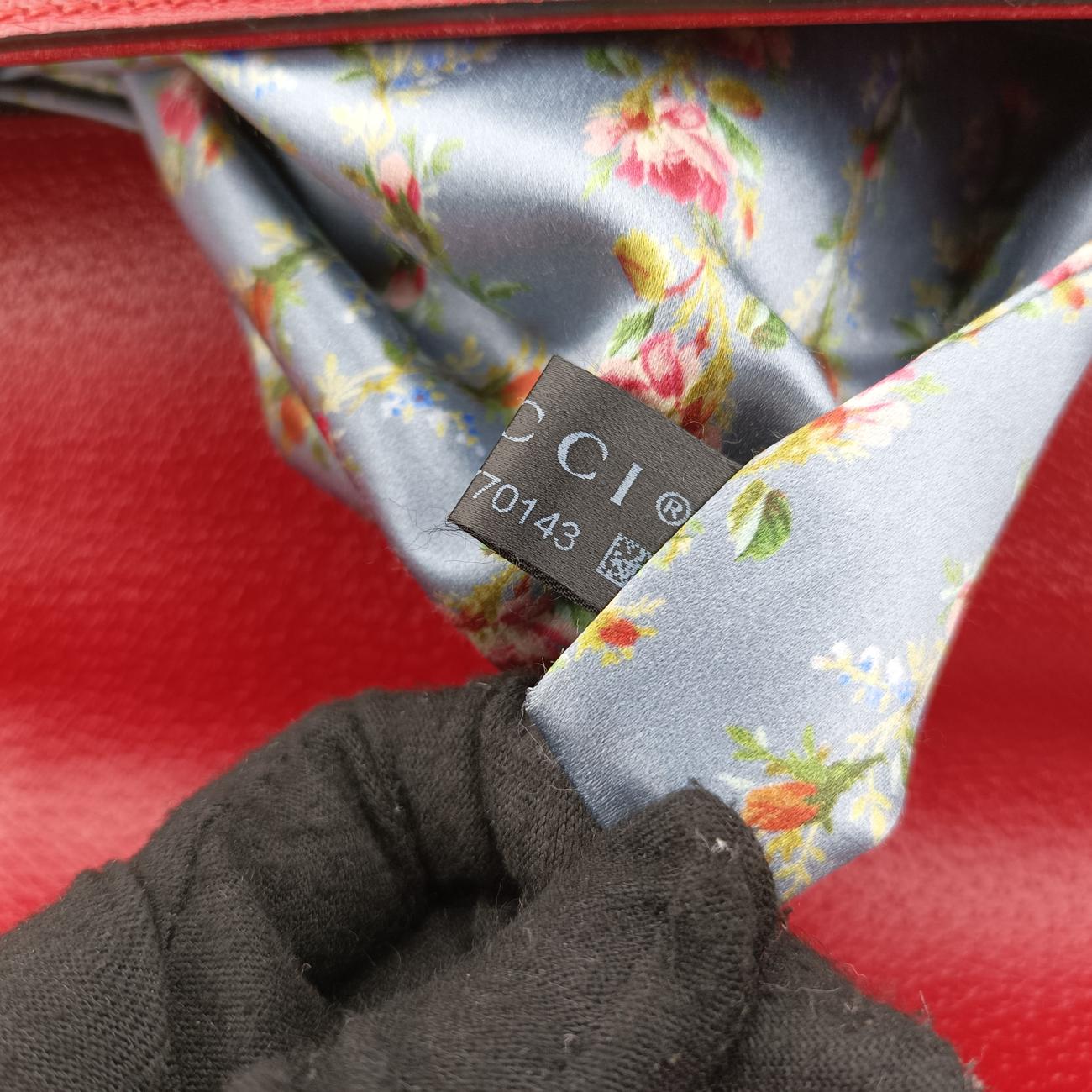 Bamboo Web butterfly Red Leather 488691 C022770143バンブー ウェビングライン バタフライ レッド レザー 488691 C022770143