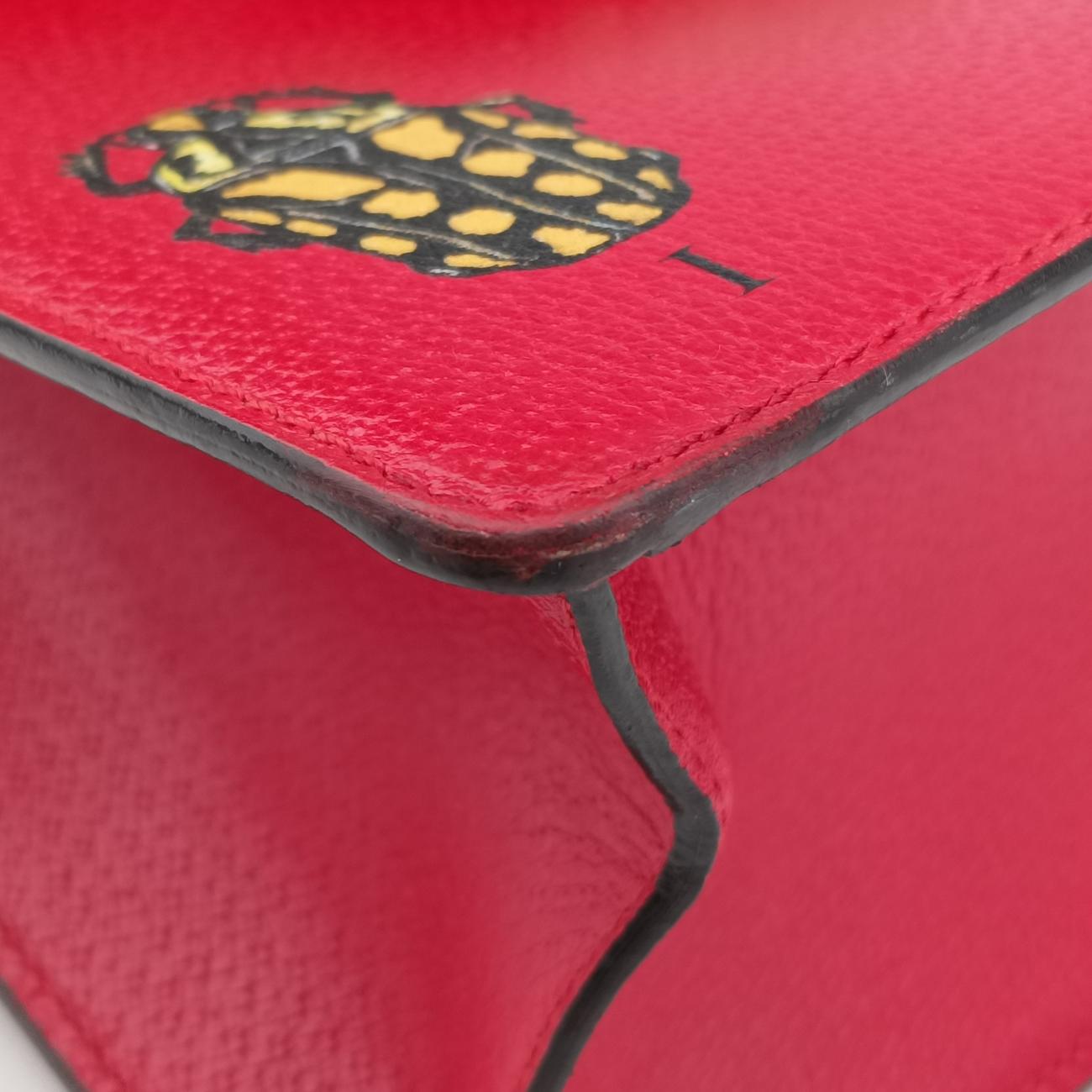 Bamboo Web butterfly Red Leather 488691 C022770143バンブー ウェビングライン バタフライ レッド レザー 488691 C022770143