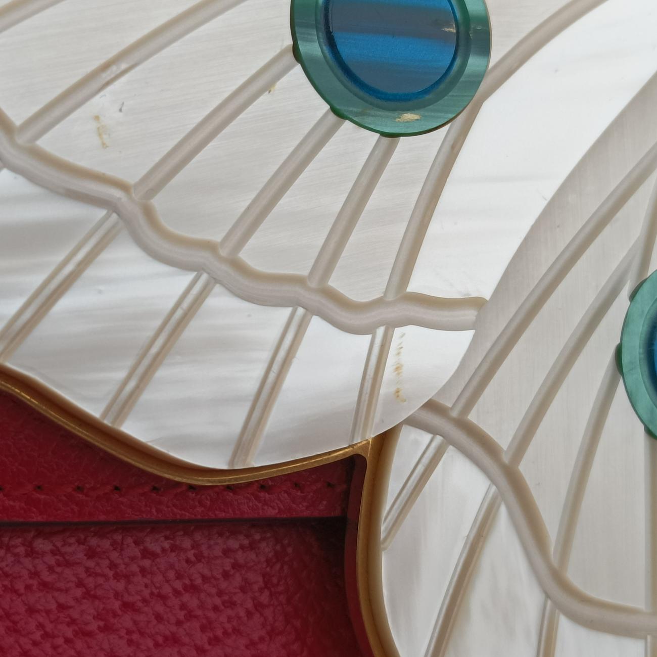 Bamboo Web butterfly Red Leather 488691 C022770143バンブー ウェビングライン バタフライ レッド レザー 488691 C022770143