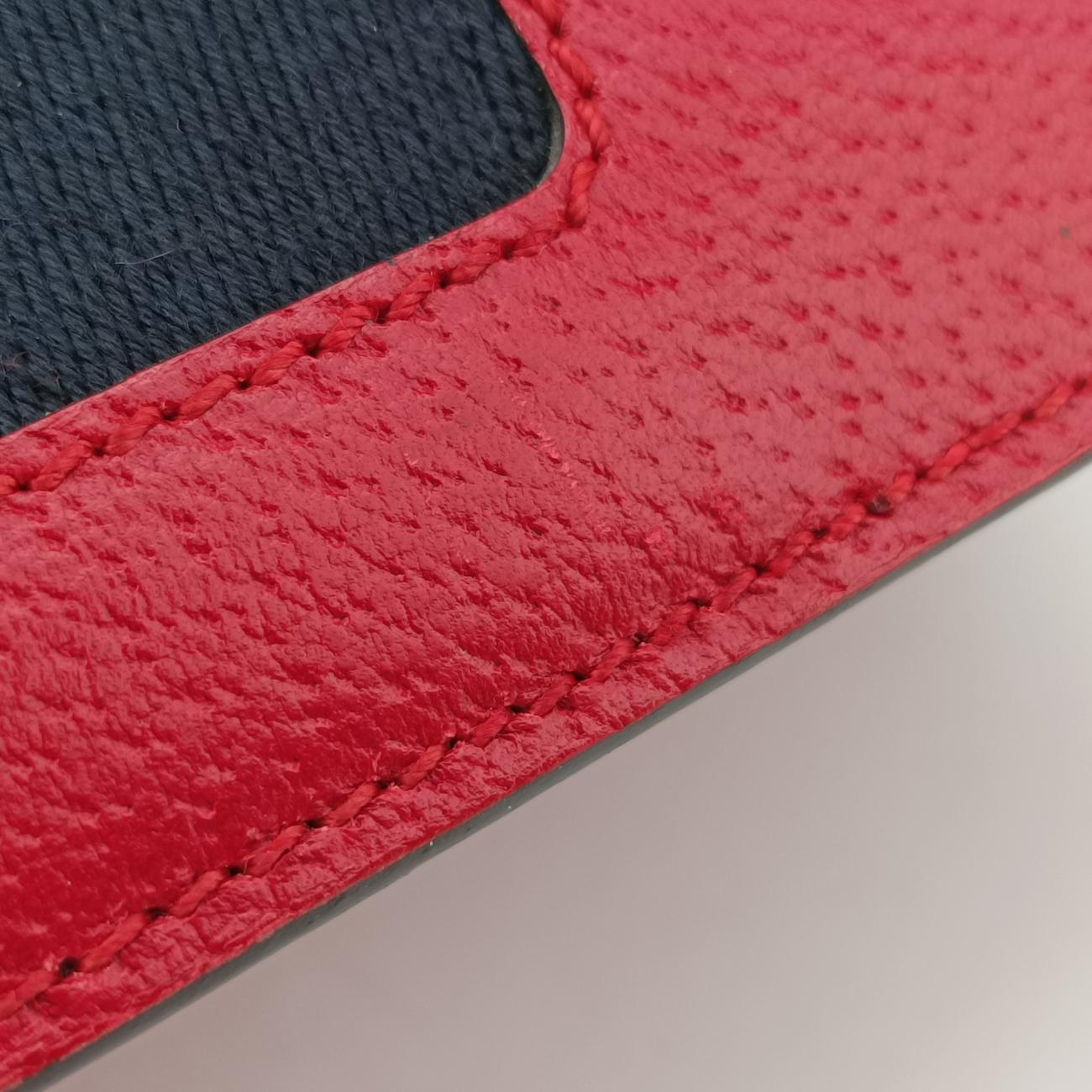 Bamboo Web butterfly Red Leather 488691 C022770143バンブー ウェビングライン バタフライ レッド レザー 488691 C022770143