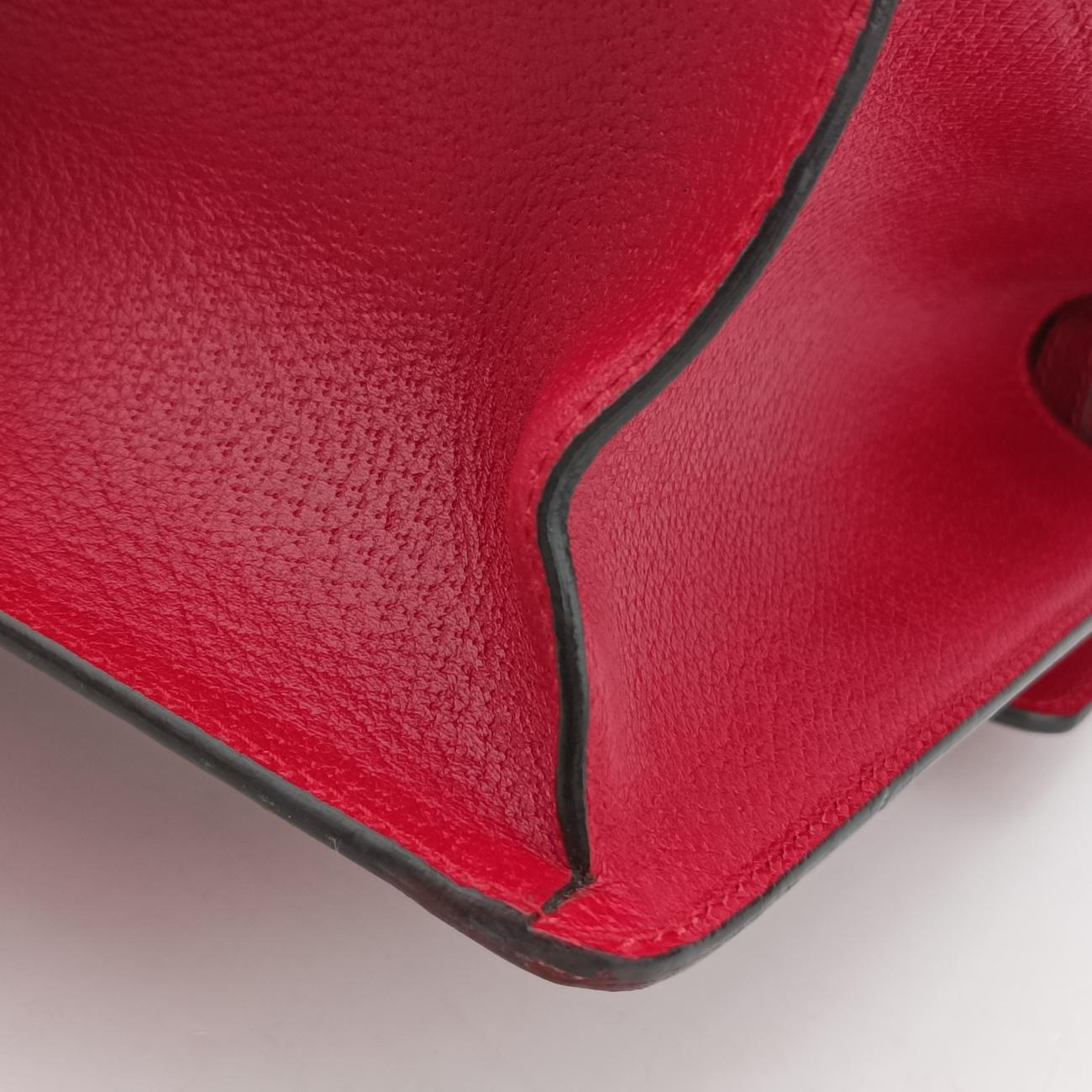 Bamboo Web butterfly Red Leather 488691 C022770143バンブー ウェビングライン バタフライ レッド レザー 488691 C022770143